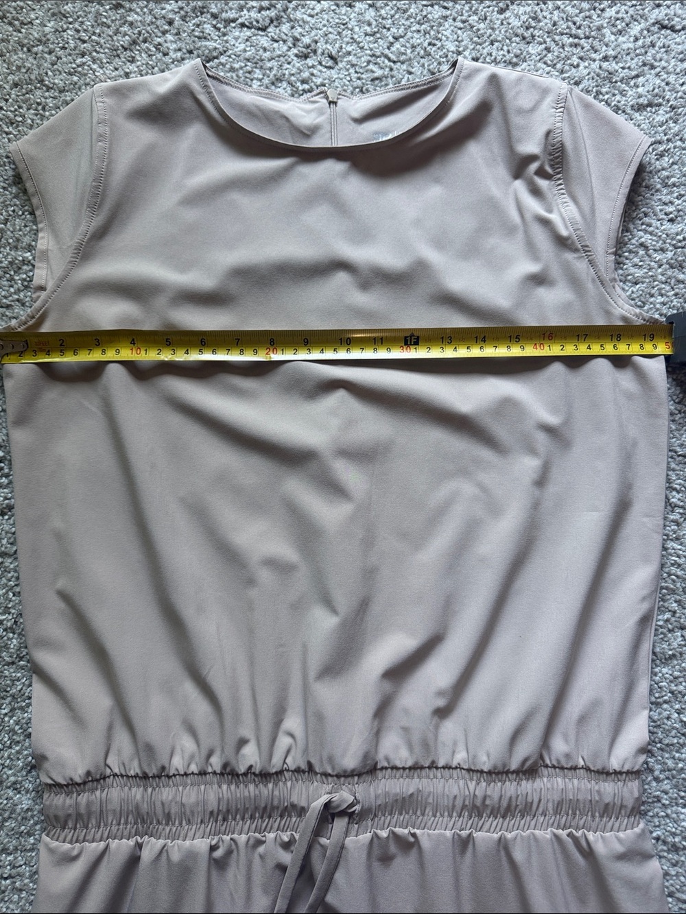 Albion Fit Going Places Dress Taupe Beige Size M - Picture 4 of 7